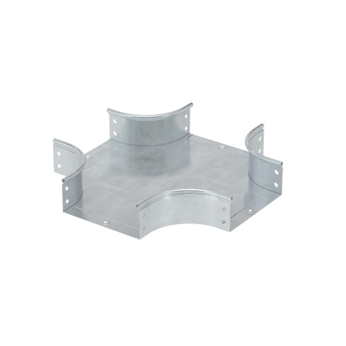 Ответвитель DPX крестообразный  300х80 в комплекте с крепежными элементами и соединительными пластинами, необходимыми для монтажа, горячеоцинкованный