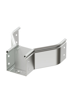 Переходник RRC симметричный 150/80 H80 в комплекте с крепежными элементами и соединительными пластинами, необходимыми для монтажа