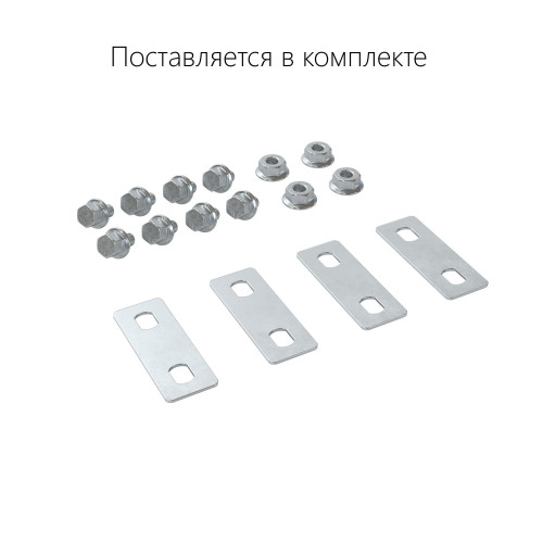 Крышка на угол CDSD/CDSS 90 вертикальный внешний переходник осн.100 в комплекте с метизами и пластинами PTCE