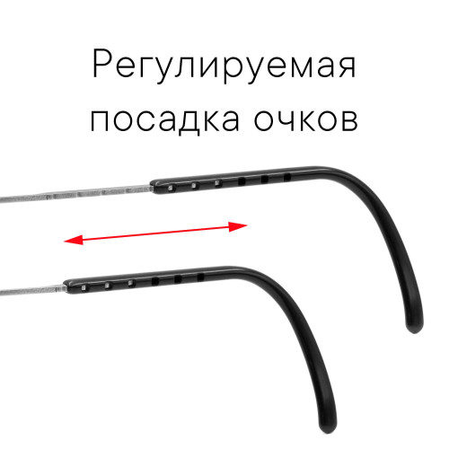 Черно-белые солнцезащитные очки из титана с оливковыми линзами