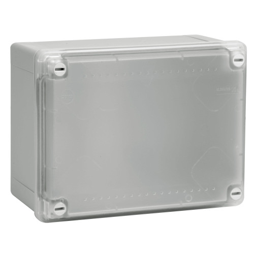 Коробка ответвит. с гладкими стенками и матовой крышкой, IP56,120х80х50мм