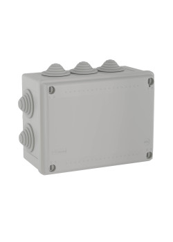 Коробка ответвит. с 10 кабельными вводами д.32мм, IP55, 240х190х90мм