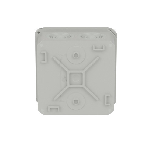 Коробка ответвительная с 8+2 кабельными вводами д.20/20мм, IP55,70х70х40мм