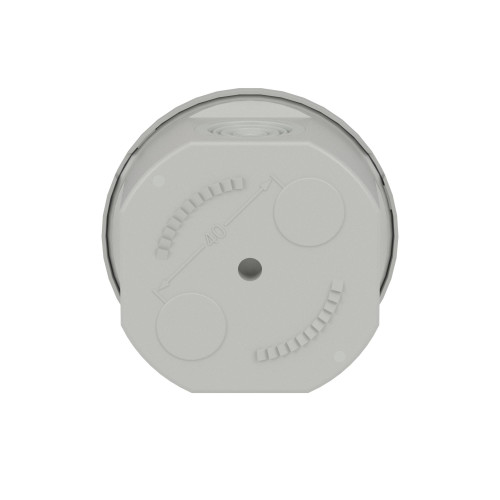 Коробка ответвит. с 4 кабельными вводами д.20мм, IP44, д.65х35мм