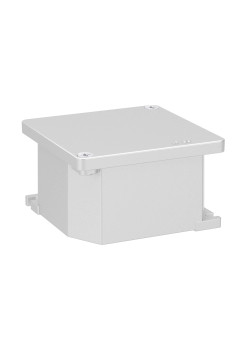 Коробка ответвительная алюминиевая окрашенная, IP66/IP67, RAL9006, 90х90х53мм