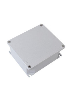 Коробка ответвительная алюминиевая окрашенная, IP66/IP67, RAL9006, 154х129х58мм