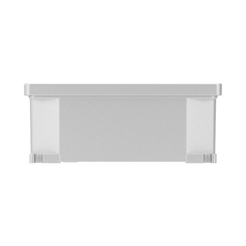 Коробка ответвительная алюминиевая окрашенная, IP66/IP67, RAL9006, 128х103х55мм