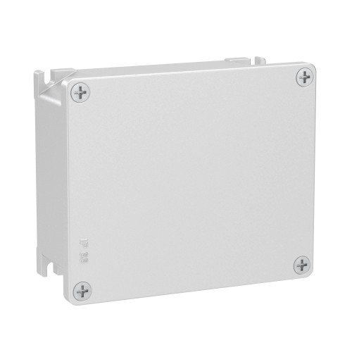 Коробка ответвительная алюминиевая окрашенная, IP66/IP67, RAL9006, 128х103х55мм