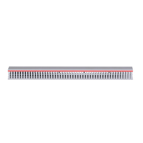 Короб перфорированный, серый RL6 80x40