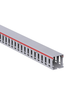Короб перфорированный, серый RL12 40x40