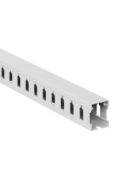 Короб перфорированный, серый RL75 25x30