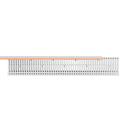 Короб перфорированный RLHF6 40x80, без галогенов, светло-серый