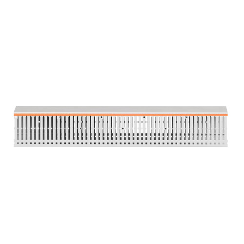 Короб перфорированный RLHF6 100x80, без галогенов, светло-серый