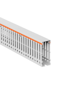 Короб перфорированный RLHF6 25x60, без галогенов, светло-серый
