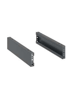 Панели цоколя для корпусов CQE & CQE N, ШхГ 300 мм, В=100 мм, RAL7011, комплект - 2 шт. (замена на R5NFPB30) RAM block