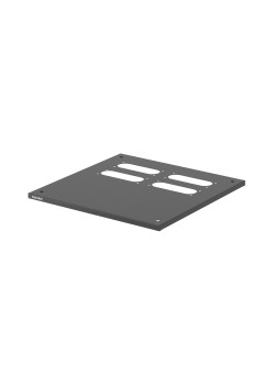 Крыша под фланец типа FL21, цвет черный RAL 9005 600x800 мм, РАМ Пауэр (RAM power)