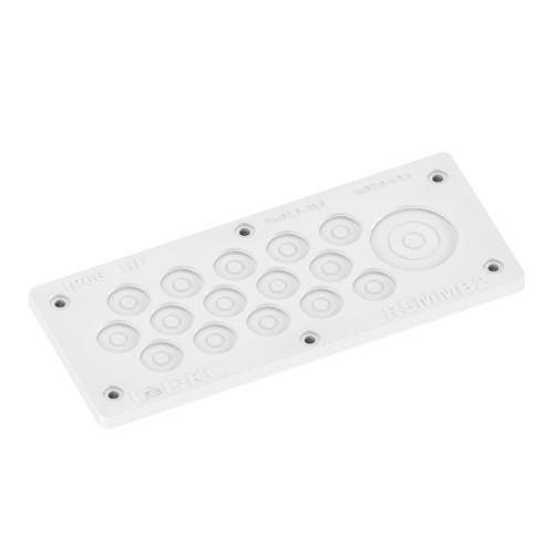 Мембранный кабельный ввод, EPDM, IP66, t эксп. -70..+90, ШхВ 216х89 мм,15xø2,0-20,0 мм, 1xø2,0-40,5 мм