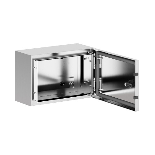 Корпус навесной STH с М/П из нержавеющей cтали AISI304 ВxШxГ 200x300x150 мм, без фланца, IP66
