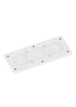 Мембранный кабельный ввод, EPDM, IP66, t эксп. -70..+90, ШхВ 216х89 мм,4xø2,0-14,0 мм, 2xø2,0-54,0 мм, 1xø2,0-59,0 мм