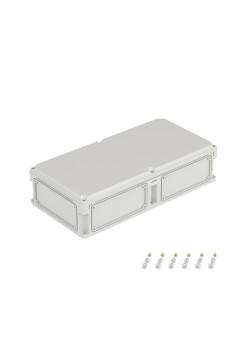 Корпус RAM box без МП 600х300х146 мм, с фланцами, непрозрачная крышка высотой 21 мм, IP66/IP67