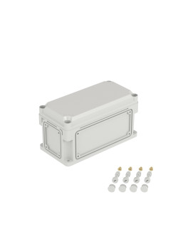 Корпус RAM box без МП 300х150х160 мм, с фланцами, непрозрачная крышка высотой 35 мм, IP66/IP67