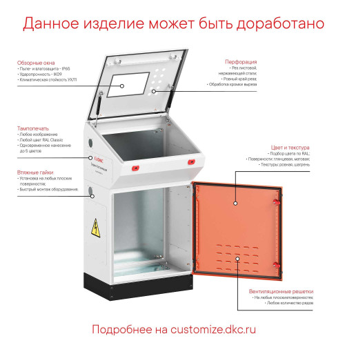 Консоль оператора RMPC для пультов/стоек R5R, Ш=1000 мм RAM block