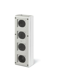 Корпус на 4 поста с основанием 70х87 мм.