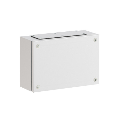 Корпус клеммный металлический SDE ВxШxГ 300x200x120 мм с фланцами, IP66
