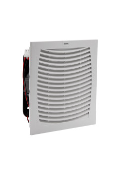 Вентилятор с фильтром ЭМС 480 м3/ч, 12В DC, 255х255 мм, IP54