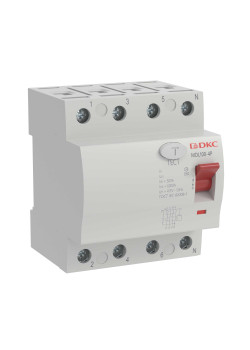 Устройство защитного отключения YON макс (YON max) типа MDL100, 4 полюса, 30mA, 80A, тип AC