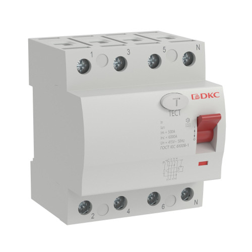 Устройство защитного отключения YON макс (YON max) типа MDL100, 4 полюса, 30mA, 63А, тип A