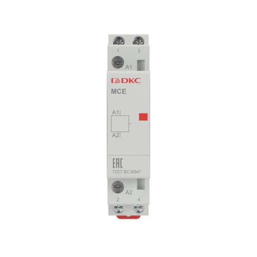 Контактор модульный YON макс (YON max) типа MCE, 2P, 25A, 240В, 2НО
