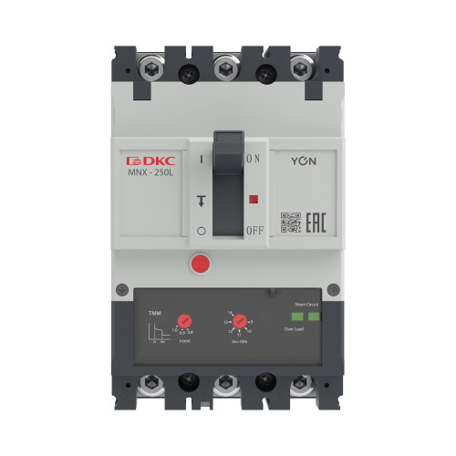 Авт. выкл. YON pro MNX250L 3P 250A 70kA при AC415V расц. TMM