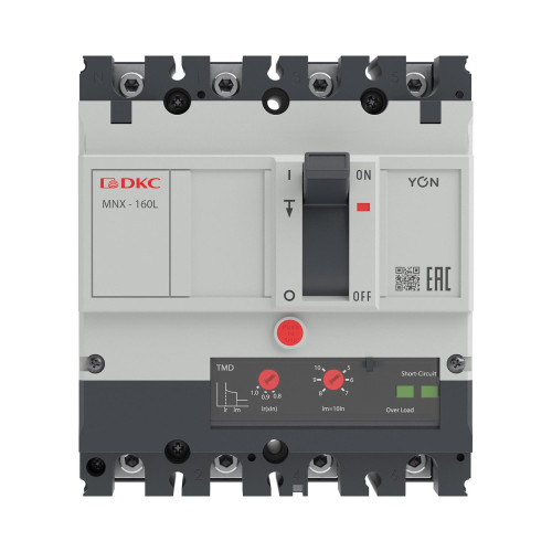 Авт. выкл. YON pro MNX160L 4P 160A 70kA при AC415V расц. TMD