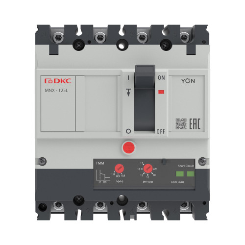 Авт. выкл. YON pro MNX125L 3N 100A 70kA при AC415V расц. TMM