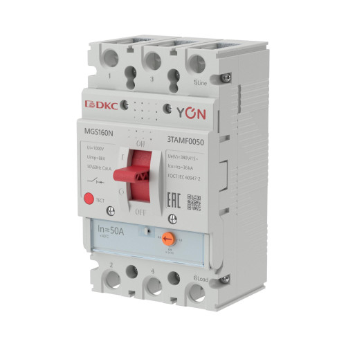 Авт. выкл. YON MGS160 3P 40-50A 36kA