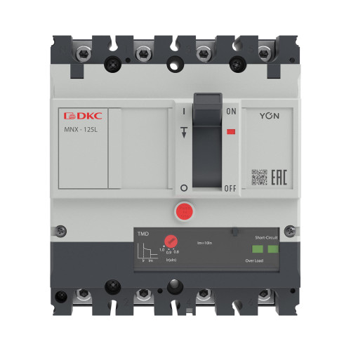 Авт. выкл. YON pro MNX125L 3N 63A 70kA при AC415V расц. TMD