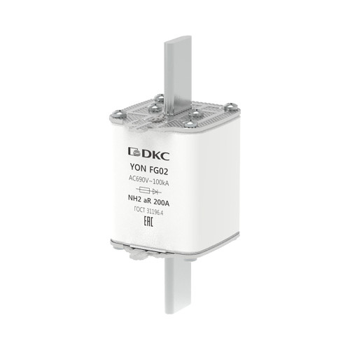 Предохранитель YON ножевого типа FG2 200А 690V характеристика aR