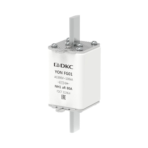 Предохранитель YON ножевого типа FG1 80А 690V характеристика aR