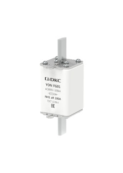 Предохранитель YON ножевого типа FG1 100А 690V характеристика aR