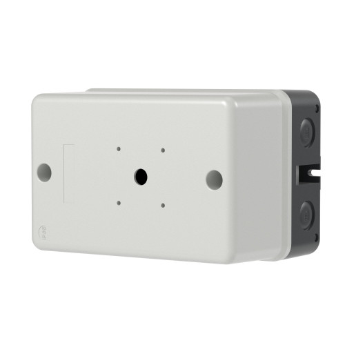 Пластиковый бокс для DMP32 с доп.контактами с красной ручкой селекторного типа IP65 кабельные вводы 2хM25 сверху и снизу, 2хM20 с тыльной стороны