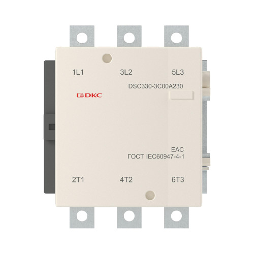 Магнитный контактор DSC330-3C00A230 330А 160кВт (AC3)  кат 220В AC
