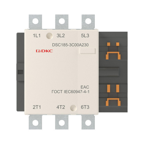 Магнитный контактор DSC185-3C00A230 185А 90кВт (AC3)  кат 220В AC