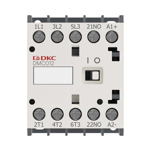 Миниконтактор YON DMC012 12A 5,5кВт AC3 3P кат. 24В DC 1НО