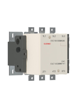 Магнитный контактор DSC150-3C00A230 150А 75кВт (AC3)  кат 220В AC