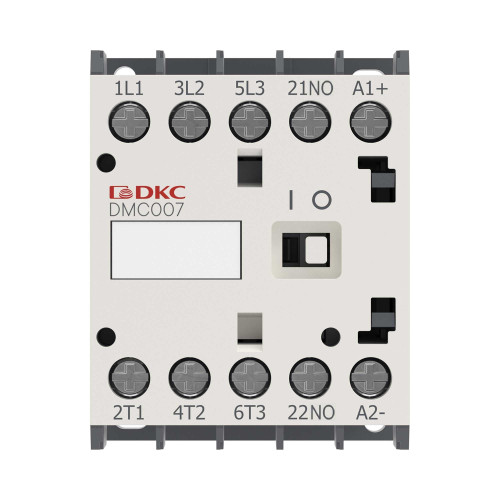 Миниконтактор YON DMC007 7A 3кВт AC3 3P кат. 24В AC 1НО