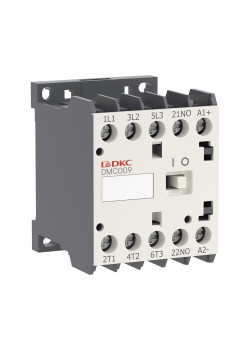 Миниконтактор YON DMC009 9A 4кВт AC3 3P кат. 380В AC 1НО