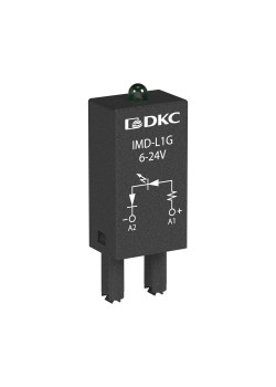 Модуль индикации и защиты, LED зеленый+Варистор (A1+), 120V AC/DC