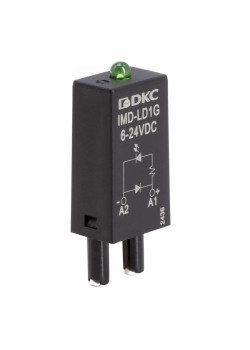Модуль индикации и защиты, LED зеленый+диод (A1+), 6-24V DC