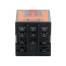 Реле миниатюрное силовое, 3CO, ком. ток 16А, AgSnO2, напряжение 230V AC, опция: тест-кнопка+светодиод